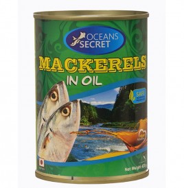 Oceans Secret Mackerels In Oil   Tin  425 grams